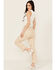 Image #3 - Driftwood Women's Roxy X Provence High Rise Floral Embroidered Cropped Straight Denim Jeans, Cream, hi-res