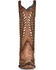 Image #3 - Corral Women's Tan Inlay Western Boots - Snip Toe, Tan, hi-res