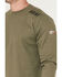 Image #3 - Ariat Men's FR Work Hard Live Free Long Sleeve Pocket Work Shirt, Green, hi-res