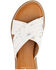 Image #4 - Yellow Box Women's Linta Crossband Slide Sandals, Silver, hi-res