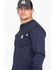 Image #5 - Carhartt Men's FR Henley Long Sleeve Work Shirt, Navy, hi-res
