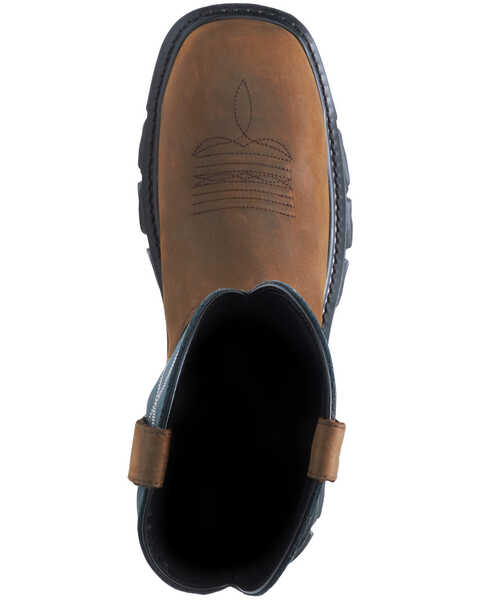 Image #6 - Wolverine Men's Ranch King Western Work Boots - Composite Toe, Blue, hi-res