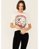 Country Deep Women's I Was Country When It Wasn't Cool Graphic Distressed Tee , Ivory, hi-res