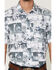 Image #3 - Kimes Ranch Men's Dunn Cowboy Print Short Sleeve Button-Down Stretch Western Shirt, White, hi-res