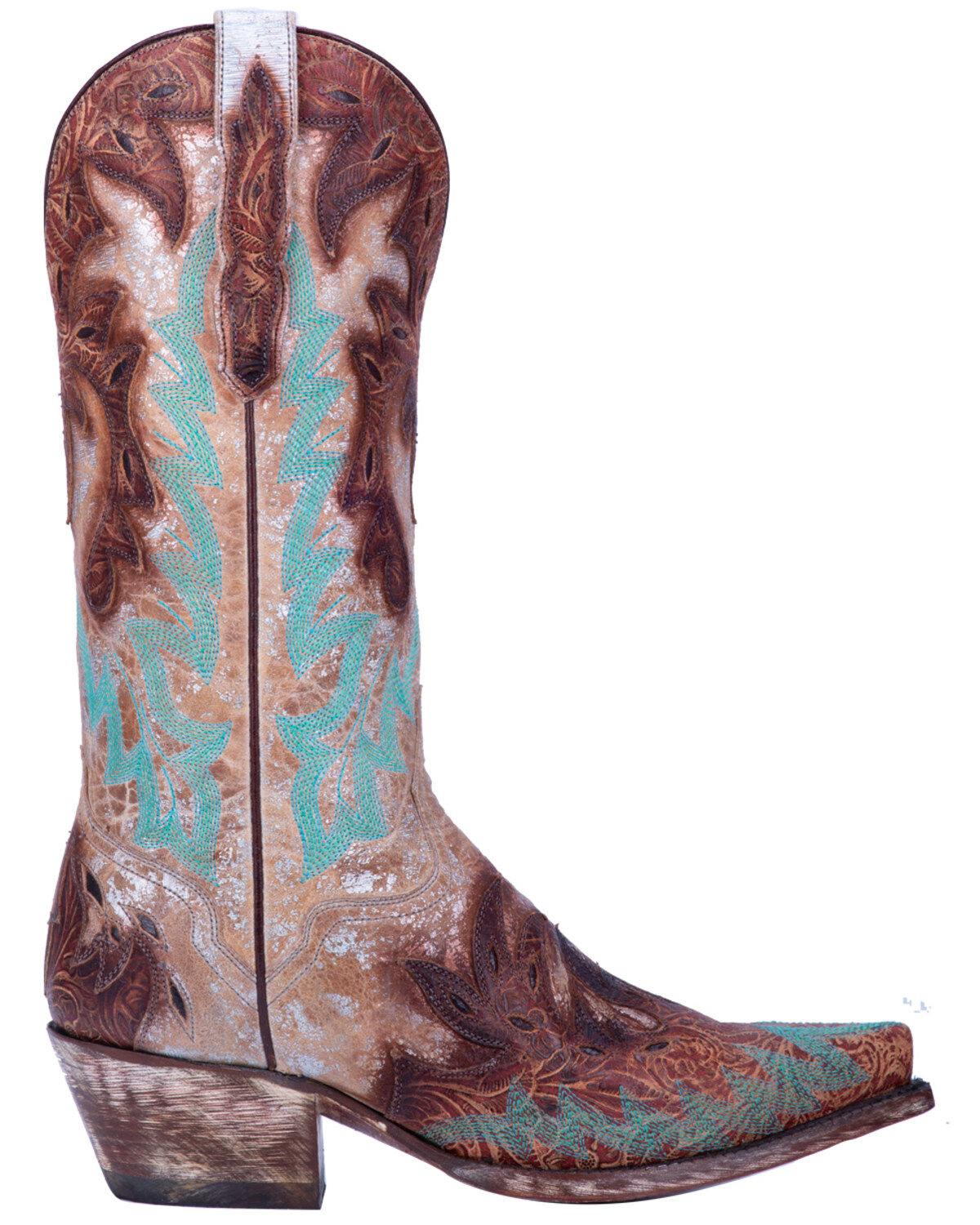 metallic western boots