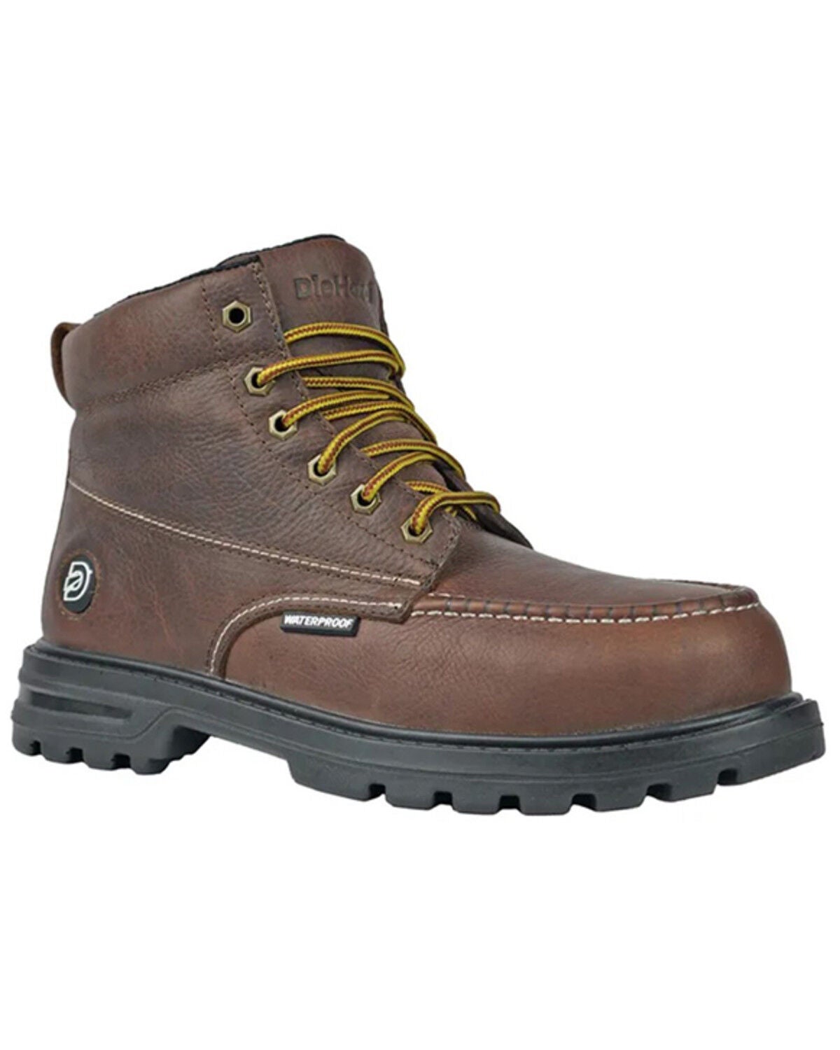 Die Hard Men's Tundra Moc Waterproof Work Boots - Composite Toe, Brown, hi-res