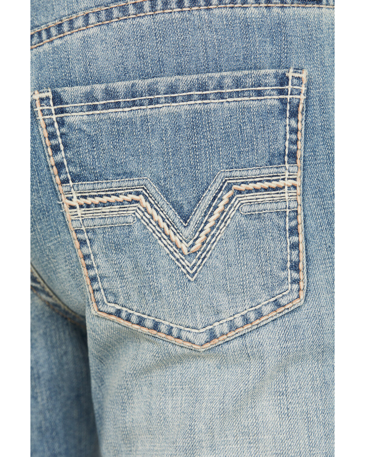 Product Name:  Rock & Roll Denim Men's Double Barrel Medium Vintage Wash Relaxed Stretch Denim Jeans