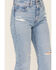 Image #2 - Levi's Women's 501® Original Lane Change Light Wash High Rise Straight Denim Jeans, Light Wash, hi-res