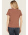 Image #4 - Wrangler Women's Long Live Short Sleeve Graphic Tee, Brown, hi-res