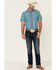 Gibson Men's Montage Plaid Short Sleeve Snap Western Shirt , , hi-res