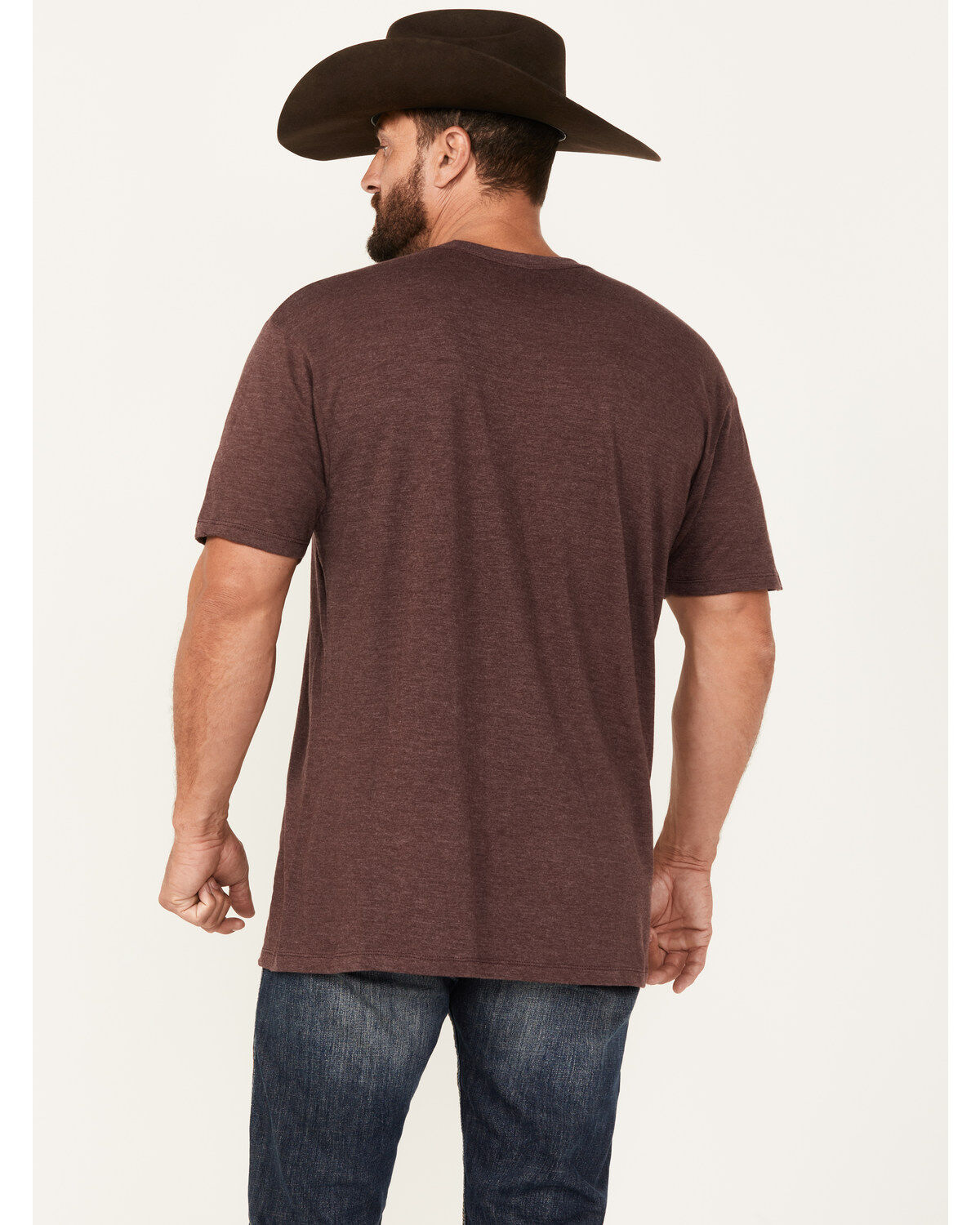 Image #4 - Moonshine Spirit Men's Diamond Short Sleeve Graphic T-Shirt, Burgundy, hi-res