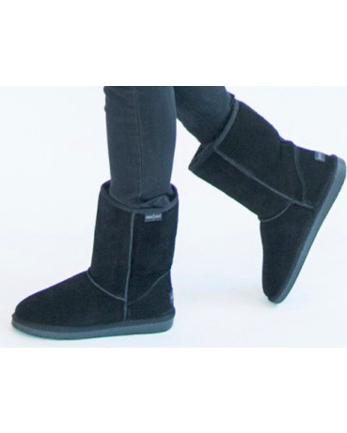 Image #2 - Minnetonka Women's Olympia Boots, Black, hi-res