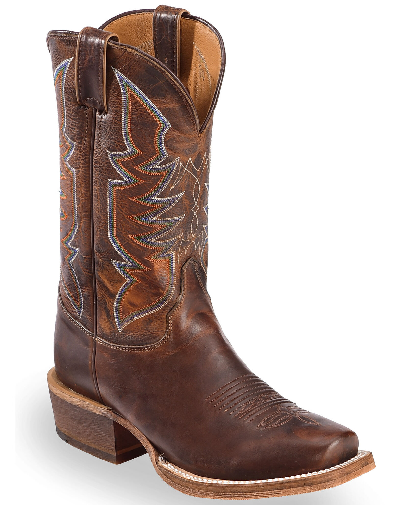 Women's justin bent rail square sales toe boots