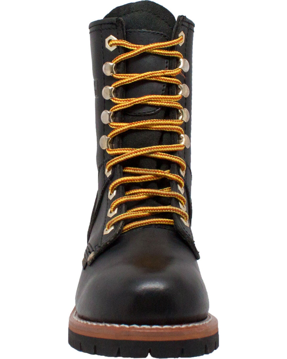 Image #3 - Ad Tec Women's 9" Black Leather Logger Boots - Soft Toe, Black, hi-res