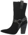 Dingo Women's Dancing Queen Harness Fashion Booties - Pointed Toe, Black, hi-res