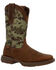 Durango Men's Rebel Camo Western Boots - Broad Square Toe, Brown, hi-res