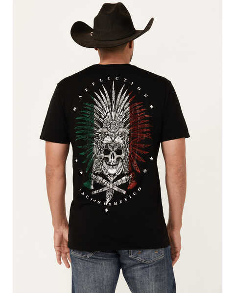 Affliction Men's Sun Tribe Short Sleeve Graphic T-Shirt , Black, hi-res