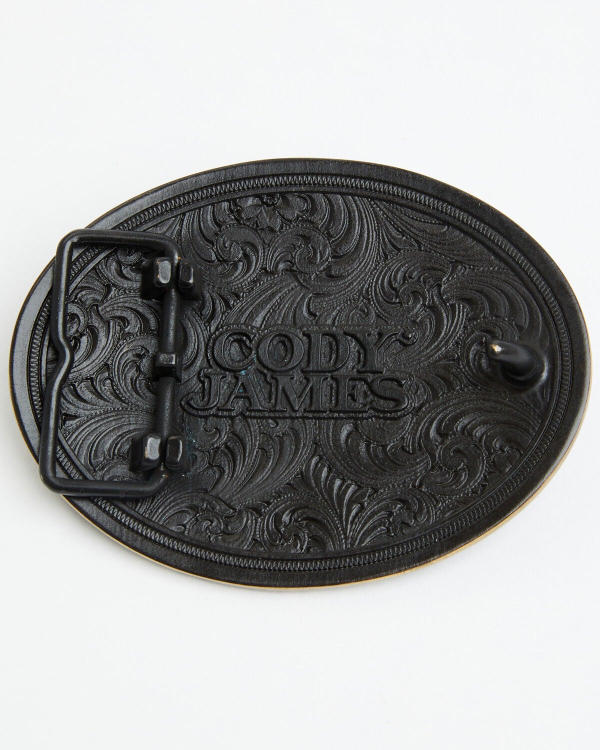Image #2 - Cody James Christian Cowboy Belt Buckle, Gold, hi-res