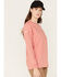 Ariat Women's FR Stretch Logo Long Sleeve Work T-Shirt , Medium Red, hi-res
