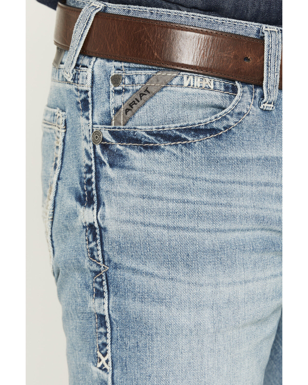 Product Name:  Ariat Men's M7 Rocker Shasta Light Stretch Slim Straight Jeans