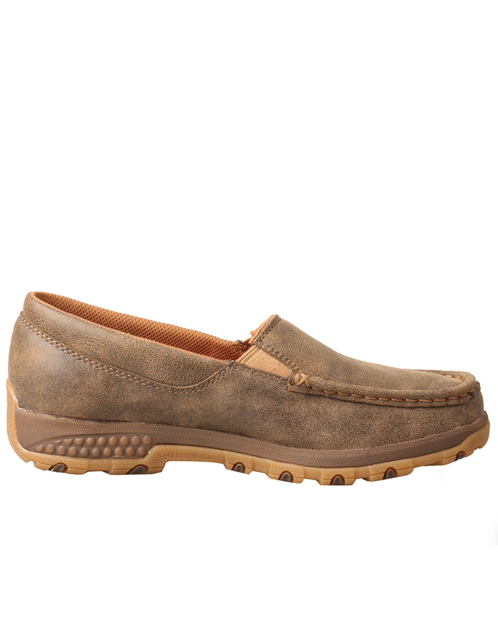 Image #2 - Twisted X Women's Slip-On Driving Mocs, Brown, hi-res