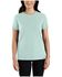 Image #1 - Carhartt Women's Relaxed Fit Lightweight Short Sleeve Work Tee - Plus, , hi-res