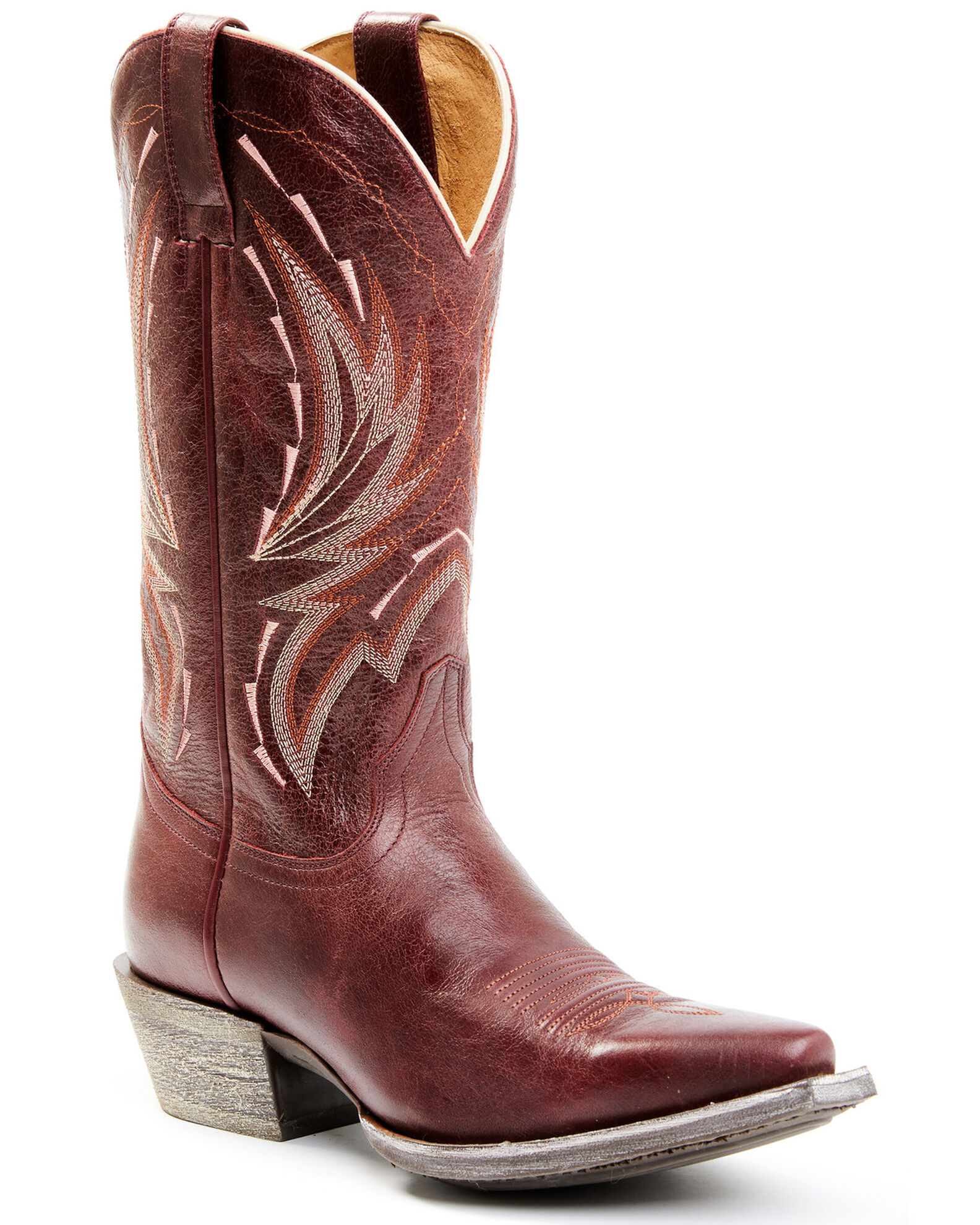 Lucchese Leather Western Cowboy Boots Mens - Ruby Lane