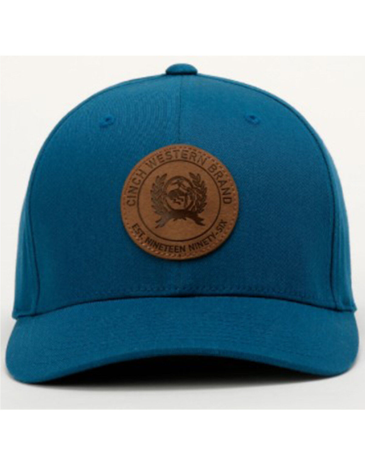 Image #3 - Cinch Men's Logo Patch Ball Cap, Blue, hi-res
