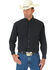 Image #1 - George Strait by Wrangler Men's Solid Long Sleeve Western Shirt, , hi-res