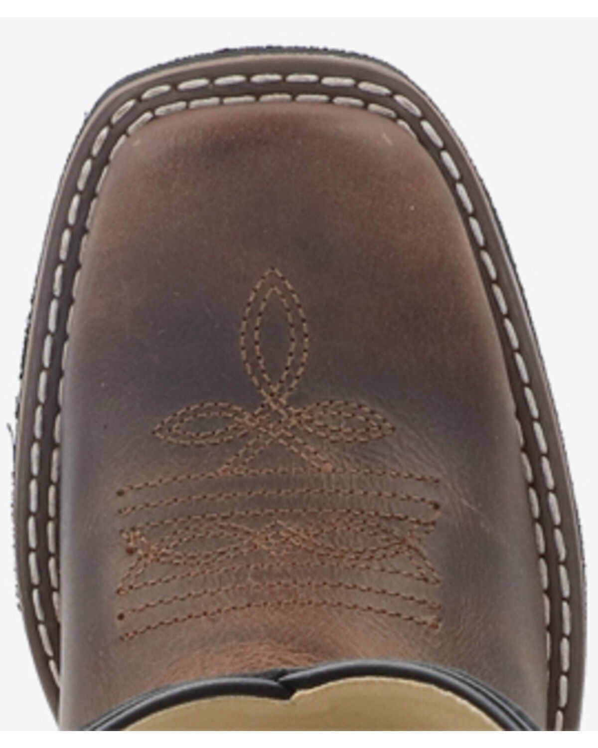 Image #5 - Smoky Mountain Little Boys' Mesa Western Boots - Broad Square Toe, Black, hi-res