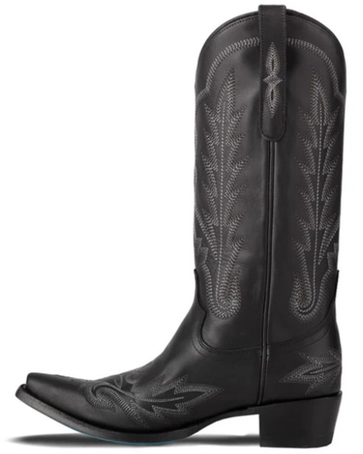 Image #3 - Lane Women's Lexington Western Boots - Snip Toe, Jet Black, hi-res