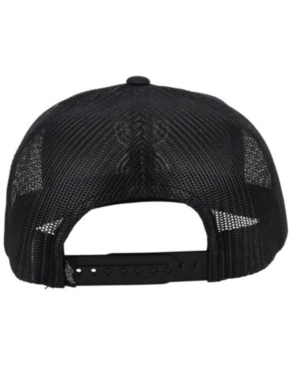 Image #2 - Hooey Men's Baller Logo Mesh Trucker Cap, Black, hi-res