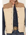 Image #3 - Zach Top X Kimes Ranch Men's Colorblock Corduroy Puffer Vest, Khaki, hi-res