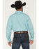 Image #4 - Gibson Trading Co Men's River Flow Medallion Print Long Sleeve Button-Down Western Shirt - Big, Light Blue, hi-res