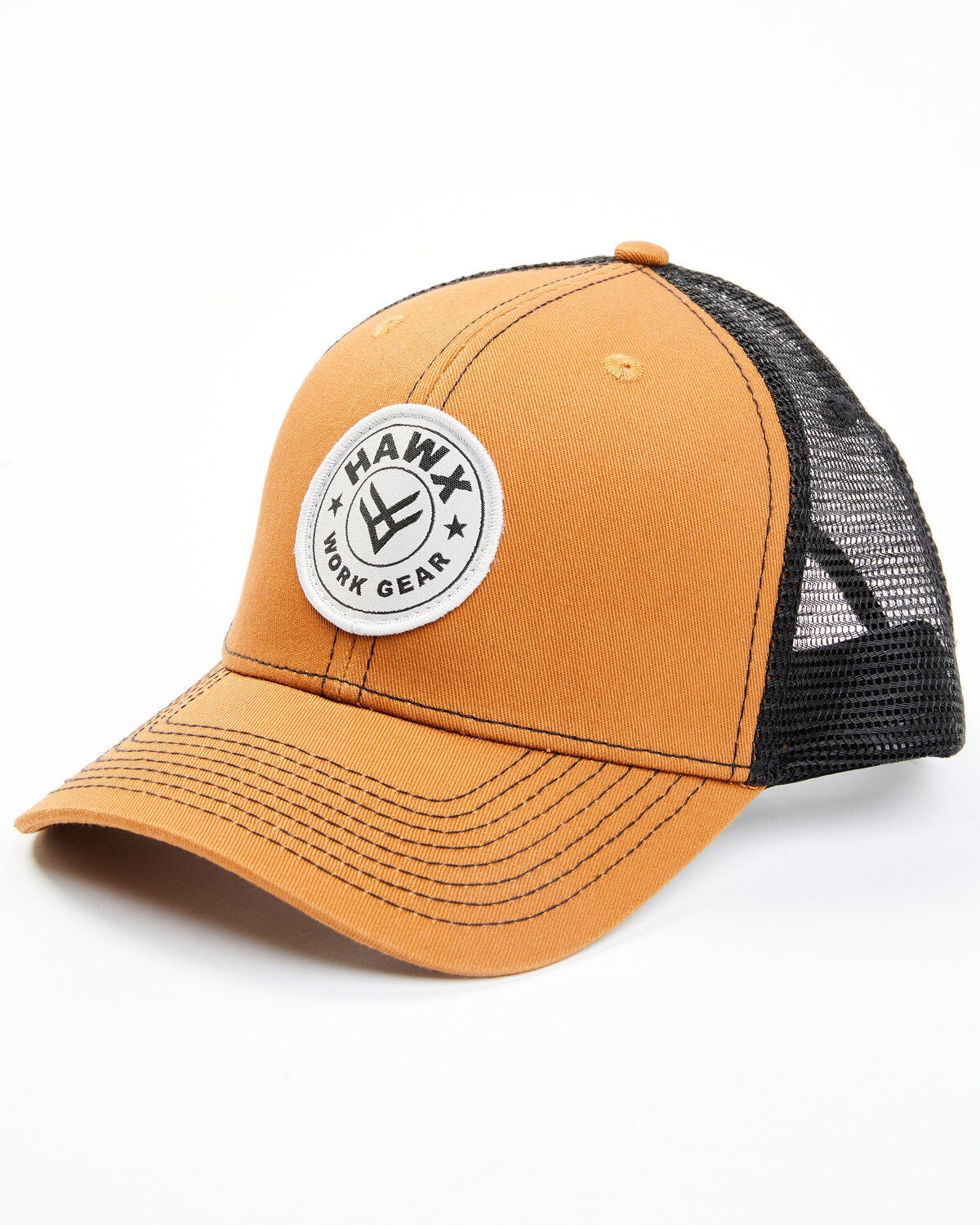 Hawx Men's Circle Logo Patch Ball Cap, Pecan, hi-res