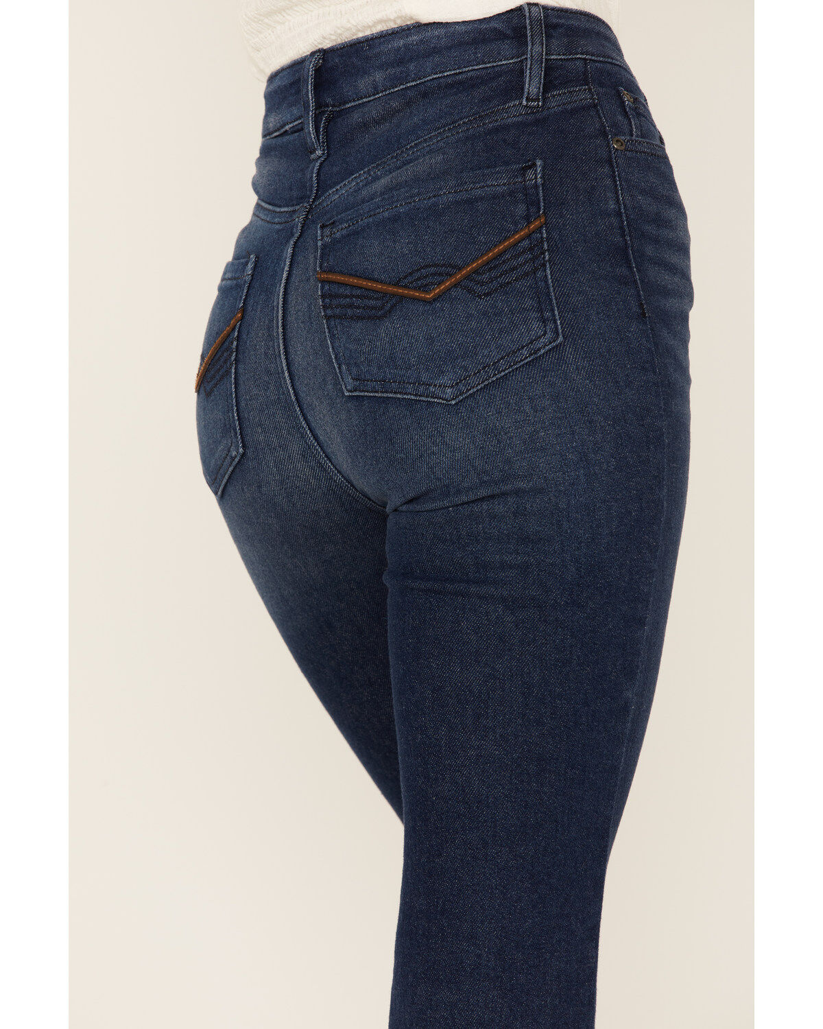 Image #4 - Idyllwind Women's Rebel High Rise Bootcut Stretch Denim Jeans, Dark Wash, hi-res