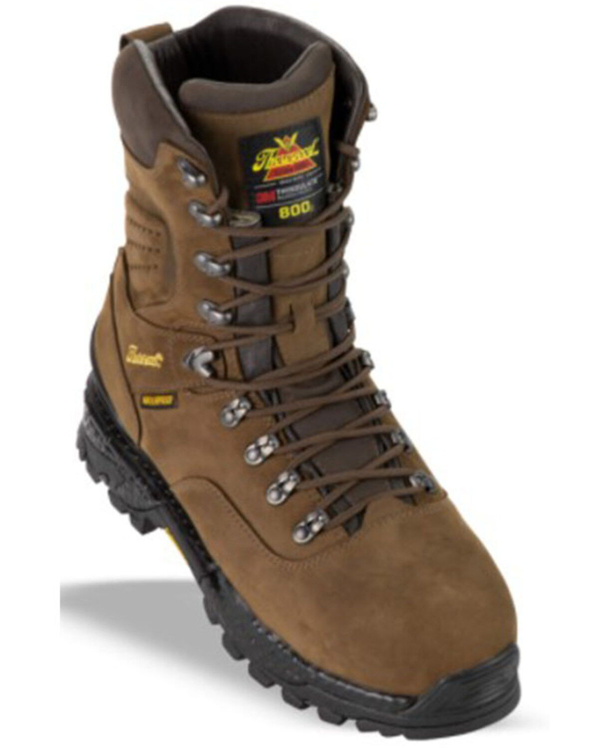 Thorogood Men's 9" Infinity Waterproof Work Boots - Soft Toe, Brown, hi-res