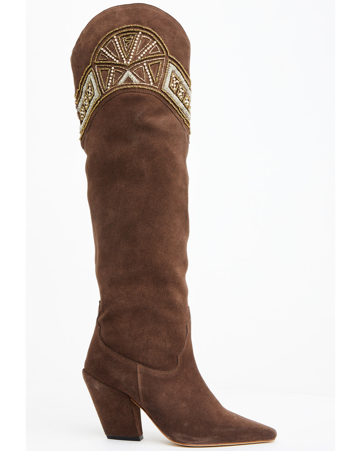 Image #2 - Wonderwest Women's Giselle Tall Western Boots - Snip Toe, Taupe, hi-res