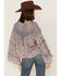 Image #4 - Jen's Pirate Booty Women's Floral Print Long Sleeve Ruffle Wildflower Justice Top, Blue, hi-res