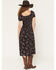 Image #4 - Idyllwind Women's Bethany Flutter Sleeve Midi Dress, Black, hi-res