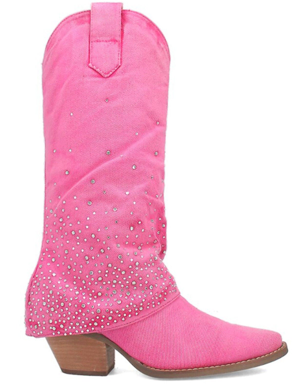 Image #2 - Dingo Women's Eye Candy Denim Western Boots - Round Toe, , hi-res