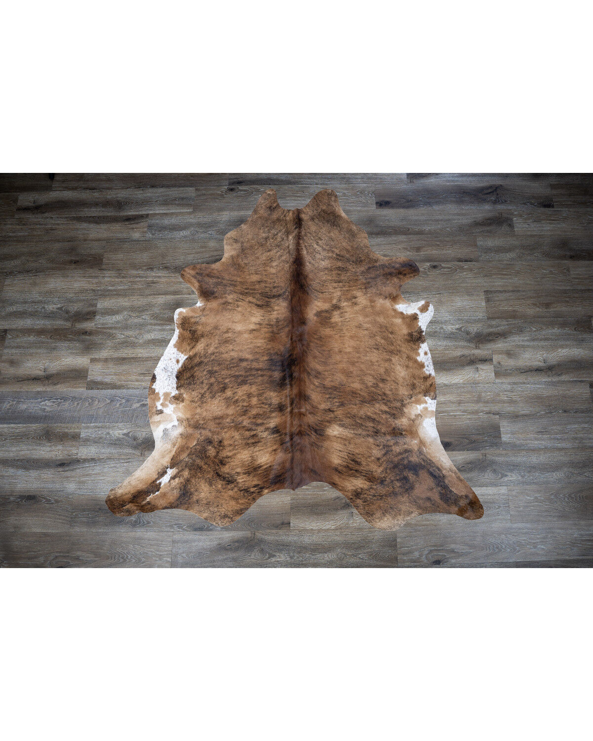 Image #2 - Carroll Co Medium Brindle Cowhide Rug, Brown, hi-res