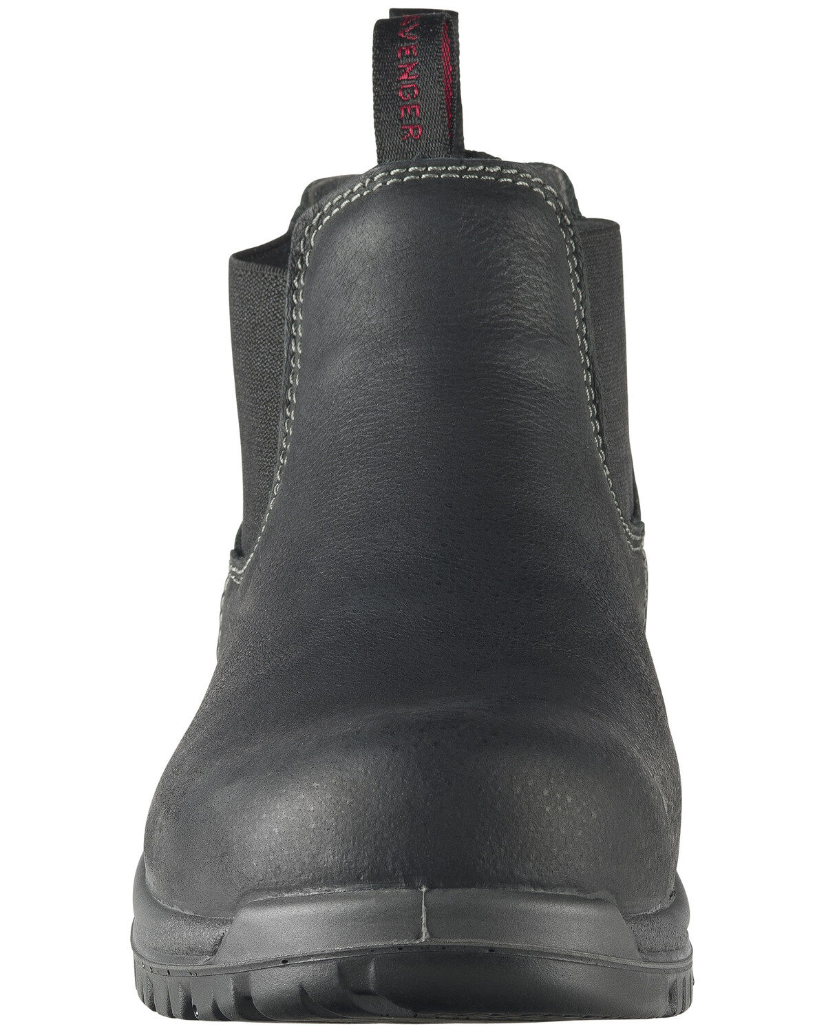 black pull on duty boots
