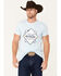 Image #1 - Cinch Men's Boot Barn Exclusive American Denim Co Diamond Short Sleeve Graphic T-Shirt, , hi-res