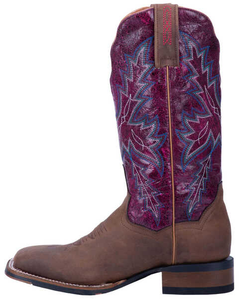 Image #3 - Dan Post Women's Pasadena Western Boots - Wide Square Toe, , hi-res