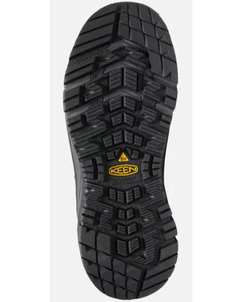 Keen Men's Birmingham Lace-Up Waterproof Work Sneaker - Carbon Fiber Toe, Blue, hi-res