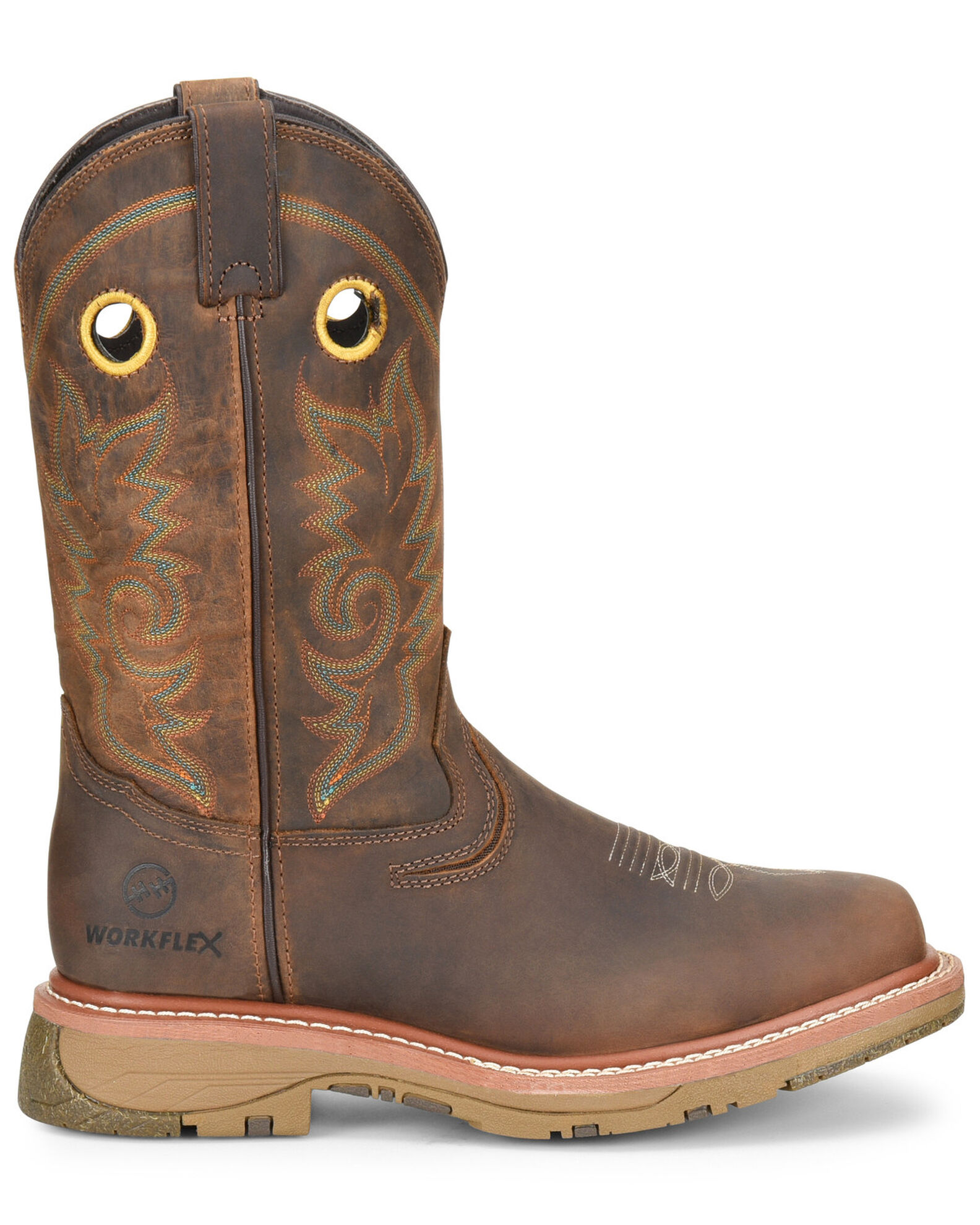 Double H Men's Brown Elijah Western Work Boots Composite Toe Boot Barn