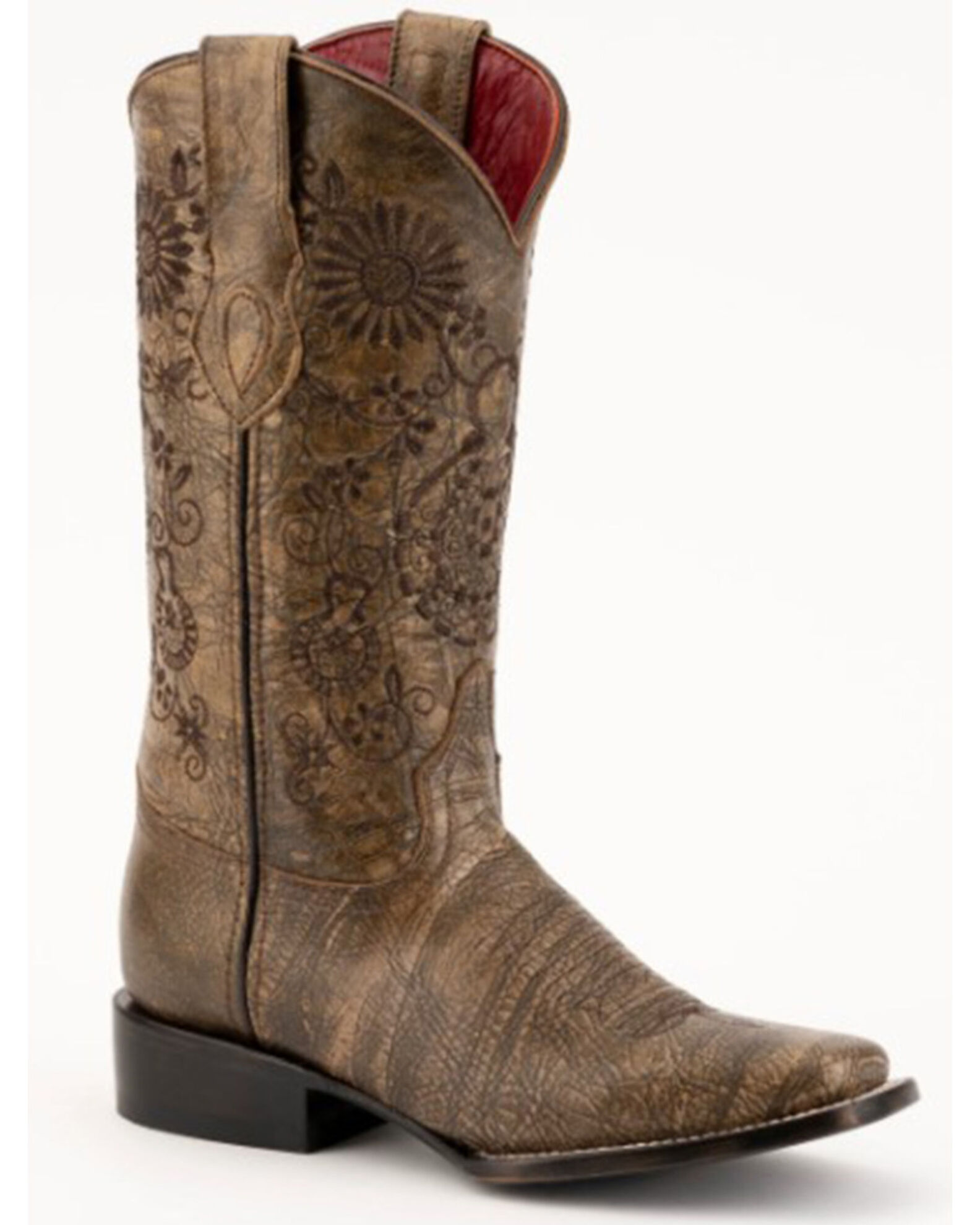 Ferrini Women s Daisy Full Grain Western Boots Square Toe Boot