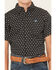 Image #3 - Ariat Boys' Southwestern Geo Print Short Sleeve Button-Down Western Shirt, Black, hi-res