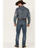 Image #3 - Wrangler Retro Men's Eubank Medium Wash Stretch Slim Straight Jeans, Blue, hi-res